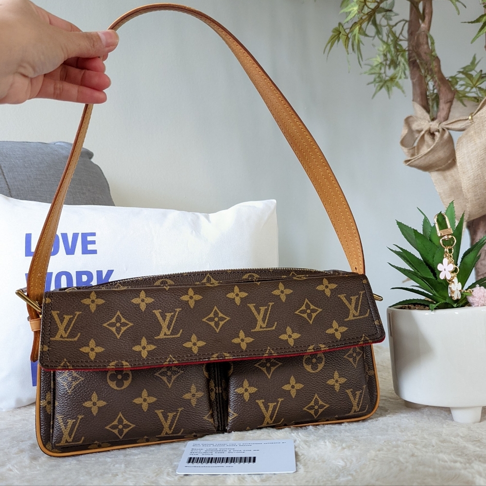 ❤RARE Authentic LV VIVA CITE MM Shoulder Bag